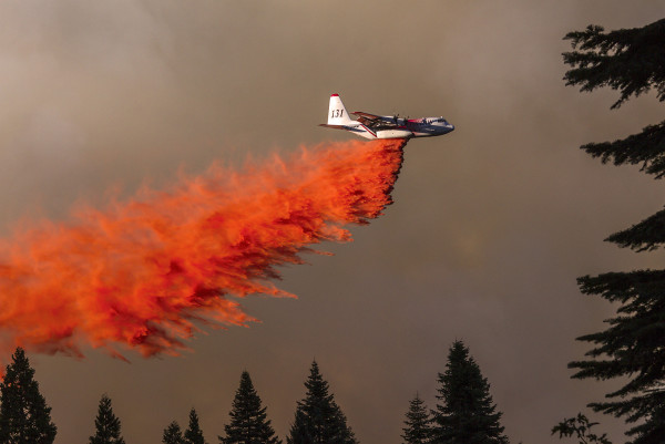 CalFire King Fire in or near Pollock Pines, CA