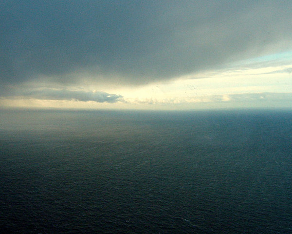 The Atlantic between Ireland and Wales